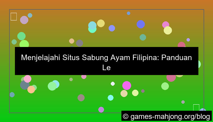situs sabung ayam filipina