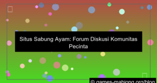 situs sabung ayam forum diskusi