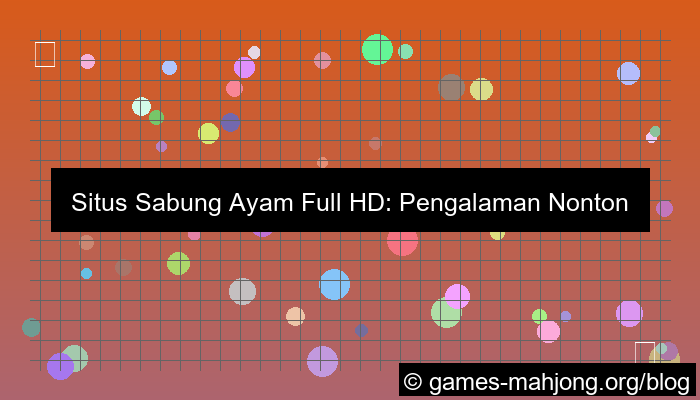 desain situs sabung ayam full hd
