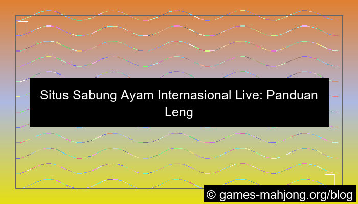 situs sabung ayam internasional live