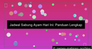 situs sabung ayam jadwal hari ini
