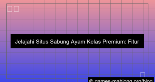situs sabung ayam kelas premium