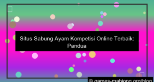 situs sabung ayam kompetisi