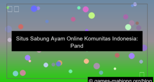 visual situs sabung ayam komunitas indonesia