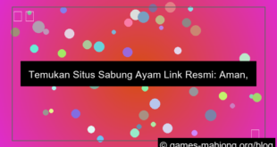 situs sabung ayam link resmi
