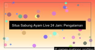 desain situs sabung ayam live 24 jam