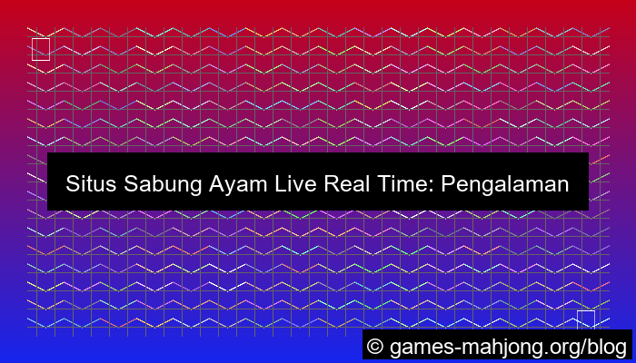 grafik situs sabung ayam live real time