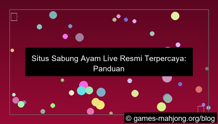 visual situs sabung ayam live resmi