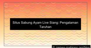 gambar situs sabung ayam live siang