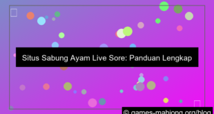 situs sabung ayam live sore