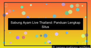 visual situs sabung ayam live thailand