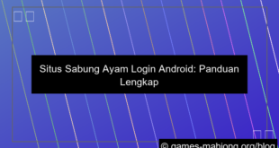 ilustrasi situs sabung ayam login android