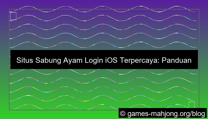 situs sabung ayam login ios
