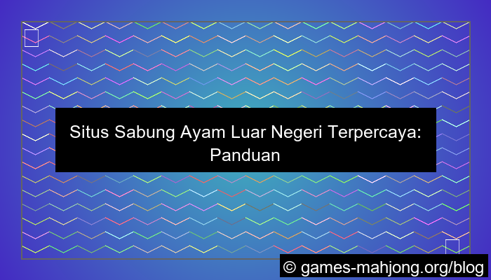 gambar situs sabung ayam luar negeri