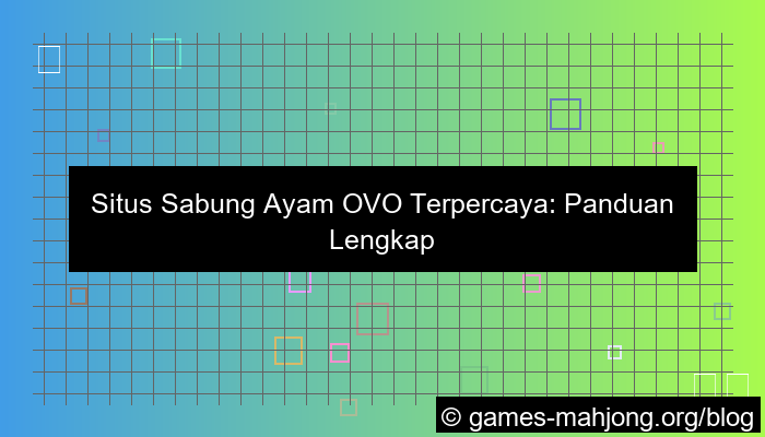 situs sabung ayam ovo