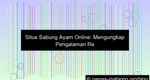 situs sabung ayam pengalaman real