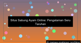 situs sabung ayam pengalaman seru