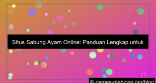 situs sabung ayam pengalaman terbaik