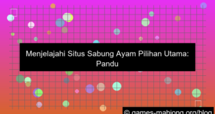 situs sabung ayam pilihan utama