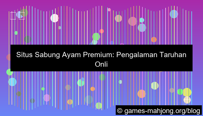 visual situs sabung ayam premium