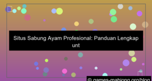 situs sabung ayam profesional