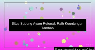 ilustrasi situs sabung ayam referral