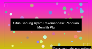 situs sabung ayam rekomendasi
