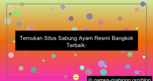 situs sabung ayam resmi bangkok