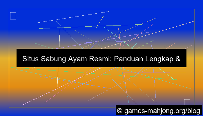 grafik situs sabung ayam resmi
