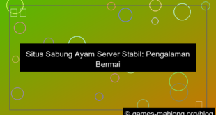 grafik situs sabung ayam server stabil
