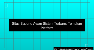 grafik situs sabung ayam sistem terbaru