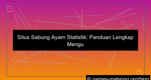desain situs sabung ayam statistik