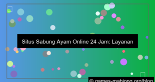situs sabung ayam support 24 jam