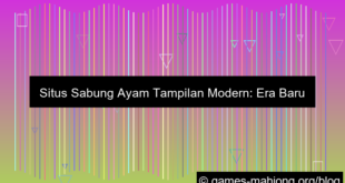 situs sabung ayam tampilan modern