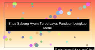 situs sabung ayam terpercaya