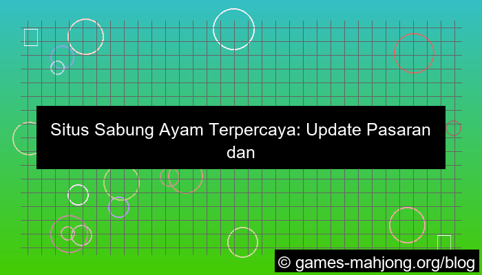 situs sabung ayam update pasaran