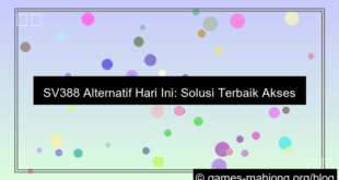 desain sv388 alternatif hari ini