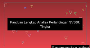 sv388 analisa pertandingan