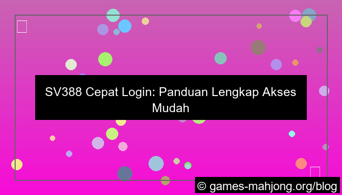 sv388 cepat login