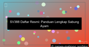 visual sv388 daftar resmi