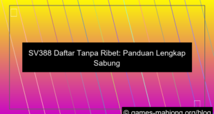 sv388 daftar tanpa ribet