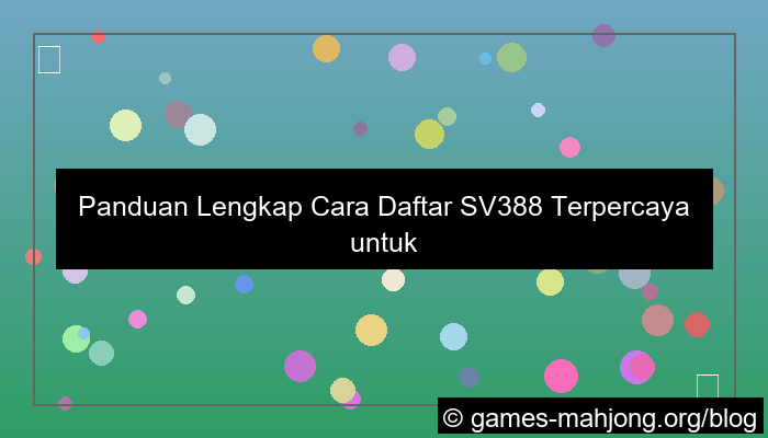 sv388 daftar