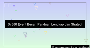 sv388 event besar