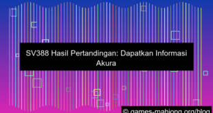 gambar sv388 hasil pertandingan