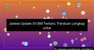desain sv388 jadwal update