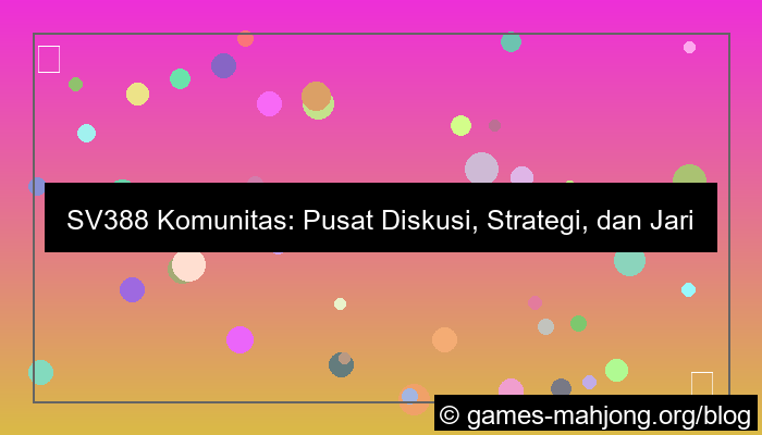 desain sv388 komunitas