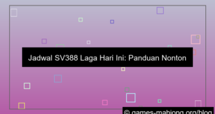 gambar sv388 laga hari ini