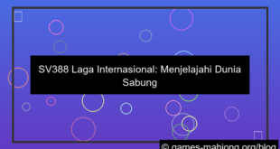 sv388 laga internasional