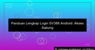 gambar sv388 login android