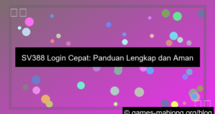 desain sv388 login cepat